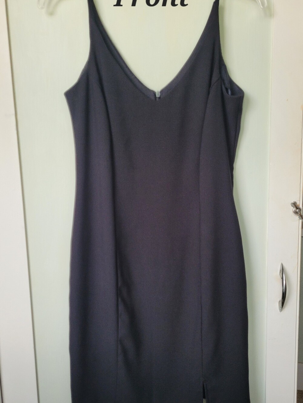 Maurices Black V-Neck Mini Slip Dress